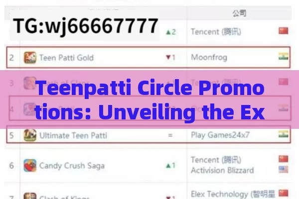 Teenpatti Circle Promotions: Unveiling the Excitement, Teenpatti Circle Promotions